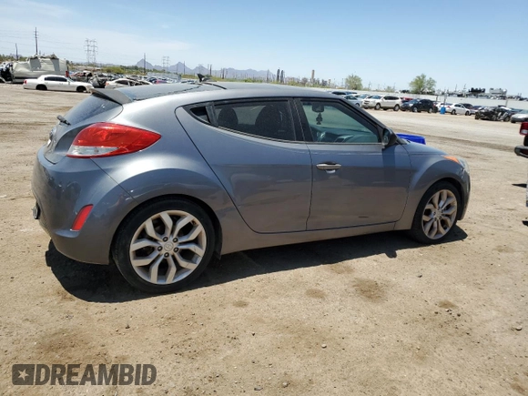 2013 Hyundai Veloster w/Black Int with VIN KMHTC6AD1DU166692, listed as a Copart auction lot 63905905 with 192,277 mi miles and Clean title. Bid and sale history available at DreamBid. Image 3.