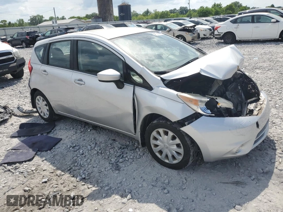 2015 Nissan Note S Plus with VIN 3N1CE2CP2FL395610, listed as a Copart auction lot 54178205 with 92,629 mi miles and Salvage title. Bid and sale history available at DreamBid. Image 4.