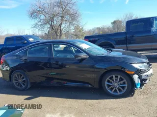 2020 Honda Civic Sedan EX with VIN 19XFC1F3XLE016761, listed as a IAAI auction lot 41670321 with 64,958 mi miles. Bid and sale history available at carsss.com. Image 14.