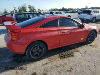 2001 Toyota Celica GT with VIN JTDDR32T910085275, listed as a Copart auction lot 69875644 with 239,495 mi miles and Salvage Title. Bid and sale history available at carsss.com. Image 3.