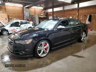 2018 Audi S6 Premium Plus with VIN WAUFFAFC3JN069671, listed as a Copart auction lot 86125084 with 0 mi miles and Salvage Title. Bid and sale history available at carsss.com. Image 1.