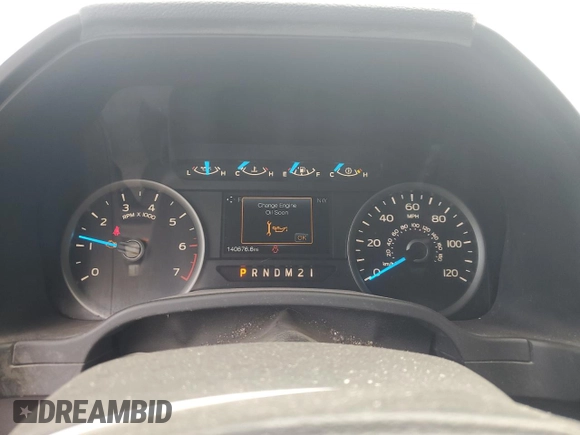 2017 Ford F-150 XL with VIN 1FTEX1CP1HKD89845, listed as a Copart auction lot 50220015 with 140,676 mi miles and Salvage Title. Bid and sale history available at carsss.com. Image 9.