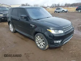 2016 Land Rover Range Rover Sport V6 HSE with VIN SALWR2PFXGA659979, listed as a IAAI auction lot 41822327 with 134,177 mi miles. Bid and sale history available at carsss.com. Image 1.