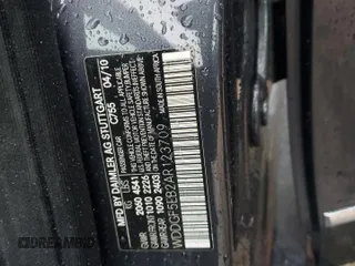 2010 Mercedes-Benz C 300 Sport with VIN WDDGF5EB2AR123709, listed as a Copart auction lot 59733415 with 169,313 mi miles and Salvage title. Bid and sale history available at DreamBid. Image 12.