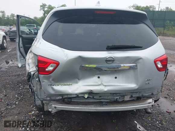 2019 Nissan Pathfinder SV with VIN 5N1DR2MM2KC621799, listed as a IAAI auction lot 42485711 with 63,973 mi miles and . Bid and sale history available at DreamBid. Image 17.