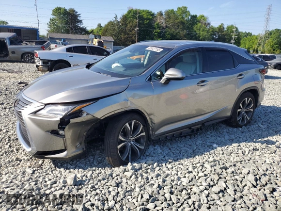 2019 Lexus RX 350 with VIN 2T2BZMCA8KC182934, listed as a Copart auction lot 55327195 with 65,746 mi miles and Salvage title. Bid and sale history available at DreamBid. Image 1.