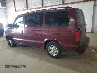 2002 Chevrolet Astro with VIN 1GNDM19X22B104337, listed as a Copart auction lot 47881855 with 209,472 mi miles and Salvage Title. Bid and sale history available at carsss.com. Image 2.