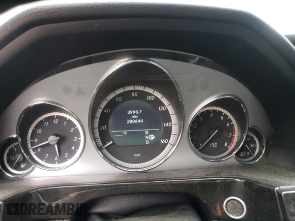 2010 Mercedes-Benz E 350 Luxury with VIN WDDHF5GB6AA028747, listed as a Copart auction lot 51265895 with 200,644 mi miles and Salvage Title. Bid and sale history available at carsss.com. Image 9.