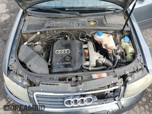 2005 Audi A4 1.8T with VIN WAUAC48H85K004271, listed as a Copart auction lot 46900405 with 186,470 mi miles and Salvage Title. Bid and sale history available at carsss.com. Image 11.