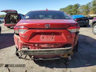 2021 Toyota Corolla LE with VIN JTDEPMAE5MJ124705, listed as a Copart auction lot 50702835 with 65,224 mi miles and Non Repairable. Bid and sale history available at DreamBid. Image 6.