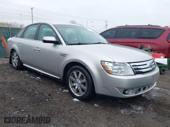 2008 Ford Taurus SEL with VIN 1FAHP24W68G122802, listed as a IAAI auction lot 42020217 with 168,265 mi miles. Bid and sale history available at carsss.com. Image 1.