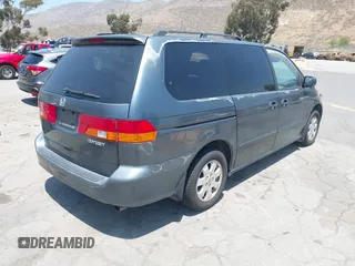 2003 Honda Odyssey EX z VIN 5FNRL18683B097760, wystawiony jako IAAI lot #42479209 z przebiegiem 126 470 mil mil oraz . Historia ofert i sprzedaży dostępna na DreamBid. Obrazek 4.