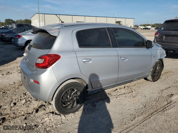 2018 Mitsubishi Mirage SE with VIN ML32A4HJ0JH001116, listed as a Copart auction lot 42514495 with 84,066 mi miles and Salvage Title. Bid and sale history available at carsss.com. Image 3.