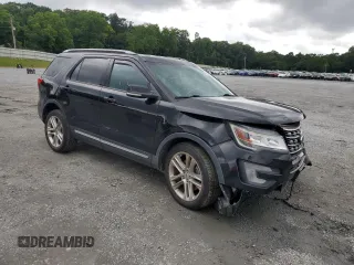 2017 Ford Explorer XLT with VIN 1FM5K8D81HGD00692, listed as a Copart auction lot 58117395 with 133,267 mi miles and Salvage title. Bid and sale history available at DreamBid. Image 4.