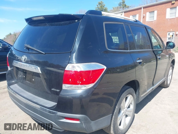 2012 Toyota Highlander Limited with VIN 5TDDK3EH4CS129226, listed as a IAAI auction lot 42024466 with 84,581 mi miles and . Bid and sale history available at DreamBid. Image 4.