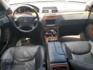 2006 Mercedes-Benz S 430 with VIN WDBNG70J56A473445, listed as a Copart auction lot 57299425 with 145,553 mi miles and Salvage title. Bid and sale history available at DreamBid. Image 8.