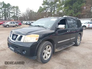 2011 Nissan Armada SV with VIN 5N1BA0ND8BN605841, listed as a IAAI auction lot 41510554 with 212,335 mi miles and . Bid and sale history available at DreamBid. Image 17.
