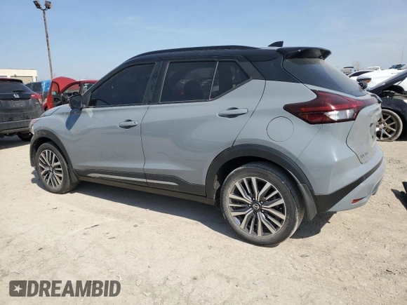 2021 Nissan Kicks SR with VIN 3N1CP5DV8ML474978, listed as a Copart auction lot 48750975 with 74,988 mi miles and Salvage Title. Bid and sale history available at carsss.com. Image 2.