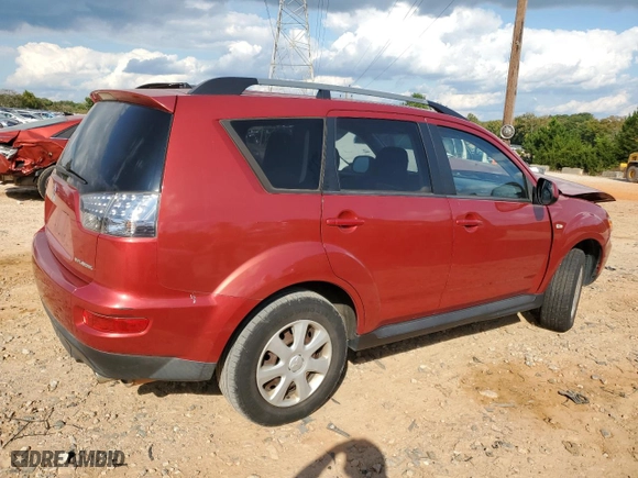 2012 Mitsubishi Outlander ES with VIN JA4AS2AW8CU004558, listed as a Copart auction lot 74552094 with 213,094 mi miles and Salvage Title. Bid and sale history available at carsss.com. Image 3.
