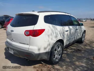2012 Chevrolet Traverse LTZ with VIN 1GNKVLED7CJ120620, listed as a IAAI auction lot 41608162 with 187,089 mi miles. Bid and sale history available at carsss.com. Image 4.