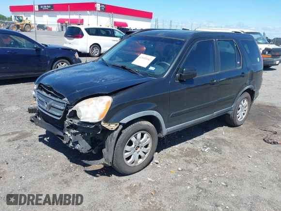 2005 Honda CR-V EX SE with VIN JHLRD789X5C059816, listed as a IAAI auction lot 42016042 with 171,276 mi miles. Bid and sale history available at carsss.com. Image 2.