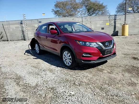 2021 Nissan Rogue Sport S with VIN JN1BJ1AV7MW304244, listed as a Copart auction lot 46520245 with NaN miles and Salvage Title. Bid and sale history available at carsss.com. Image 12.