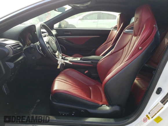2015 Lexus RC F F z VIN JTHHP5BC0F5002540, wystawiony jako Copart lot #85152454 z przebiegiem 107 623 mil mil oraz Szkoda całkowita • Salvage title. Historia ofert i sprzedaży dostępna na DreamBid. Obrazek 7.