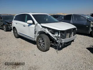 2013 Infiniti JX35 with VIN 5N1AL0MM4DC350935, listed as a Copart auction lot 69347744 with 87,241 mi miles and Salvage Title. Bid and sale history available at carsss.com. Image 4.