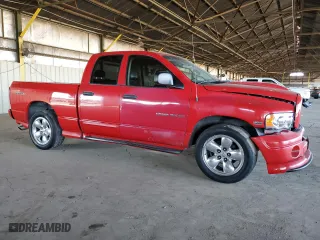 2005 Dodge Ram 1500 SLT with VIN 1D7HA18D65J556043, listed as a Copart auction lot 89220775 with 431,750 mi miles and Salvage Title. Bid and sale history available at carsss.com. Image 4.