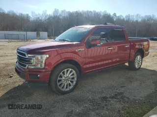 2019 Ford F-150 Limited with VIN 1FTEW1EG7KFC78751, listed as a Copart auction lot 46852655 with 92,199 mi miles and Salvage Title. Bid and sale history available at carsss.com. Image 1.