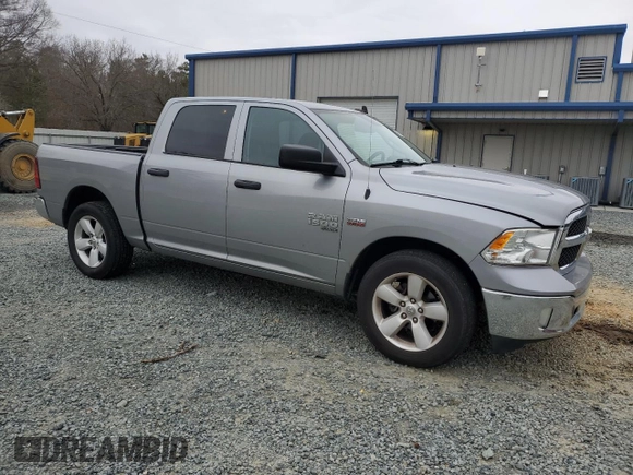 2021 Ram 1500 Tradesman z VIN 3C6RR6KT8MG714023, wystawiony jako Copart lot #44616745 z przebiegiem 59 777 mil mil oraz Szkoda całkowita • Salvage title. Historia ofert i sprzedaży dostępna na DreamBid. Obrazek 4.