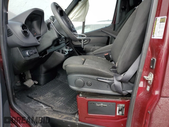 2020 Mercedes-Benz Sprinter Cargo with VIN W1Y70BGY2LT025308, listed as a Copart auction lot 77885824 with 64,196 mi miles and Salvage Title. Bid and sale history available at DreamBid. Image 7.