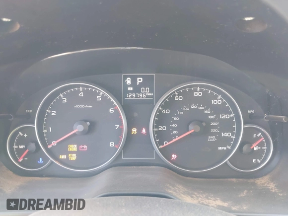 2014 Subaru Outback Premium with VIN 4S4BRCCC6E3233680, listed as a IAAI auction lot 41828411 with 129,796 mi miles and . Bid and sale history available at DreamBid. Image 7.