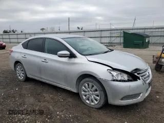 2015 Nissan Sentra S with VIN 3N1AB7AP8FY264099, listed as a Copart auction lot 80382924 with 147,512 mi miles and Salvage Title. Bid and sale history available at carsss.com. Image 4.