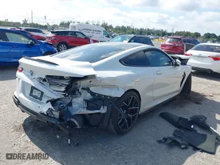 2022 BMW M8 Competition with VIN WBSAE0C02NCH10522, listed as a IAAI auction lot 41321013 with 44,389 mi miles. Bid and sale history available at carsss.com. Image 4.