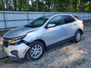 2022 Chevrolet Equinox LT z VIN 2GNAXJEV4N6141363, wystawiony jako Copart lot #55680875 z przebiegiem 153 095 mil mil oraz Szkody całkowita. Historia ofert i sprzedaży dostępna na DreamBid. Obrazek 1.