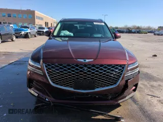 2021 Genesis GV80 with VIN KMUHCESC4MU040334, listed as a Copart auction lot 53325965 with 70,408 mi miles and Salvage title. Bid and sale history available at DreamBid. Image 5.
