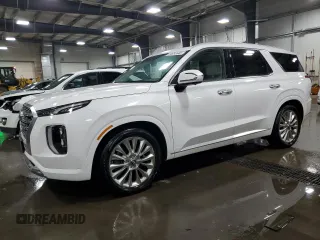 2020 Hyundai Palisade Limited z VIN KM8R5DHE5LU084809, wystawiony jako Copart lot #54953645 z przebiegiem 62 062 mil mil oraz Szkoda całkowita • Salvage title. Historia ofert i sprzedaży dostępna na DreamBid. Obrazek 1.