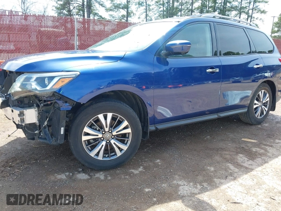 2017 Nissan Pathfinder S with VIN 5N1DR2MN5HC677480, listed as a IAAI auction lot 41730478 with 73,219 mi miles. Bid and sale history available at carsss.com. Image 18.
