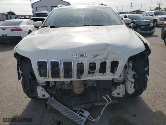 2019 Jeep Cherokee Overland with VIN 1C4PJMJX2KD351485, listed as a Copart auction lot 71641954 with 95,266 mi miles and Salvage Title. Bid and sale history available at carsss.com. Image 5.