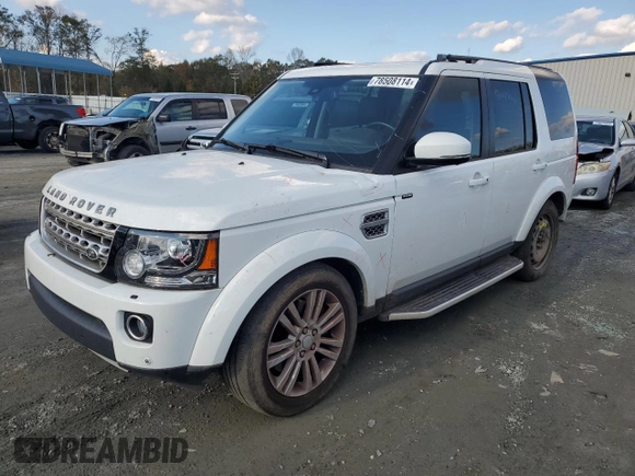 2015 Land Rover LR4 Lux with VIN SALAK2V62FA758263, listed as a Copart auction lot 78508114 with 84,481 mi miles and Salvage title. Bid and sale history available at DreamBid. Image 1.