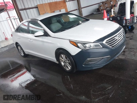 2017 Hyundai Sonata 2.4L with VIN 5NPE24AF5HH502155, listed as a IAAI auction lot 41955194 with 155,400 mi miles and . Bid and sale history available at carsss.com. Image 1.