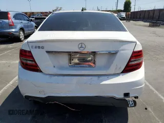 2013 Mercedes-Benz C C 250 Sport with VIN WDDGF4HB8DR250135, listed as a Copart auction lot 55535795 with 185,379 mi miles and Salvage Title. Bid and sale history available at carsss.com. Image 6.