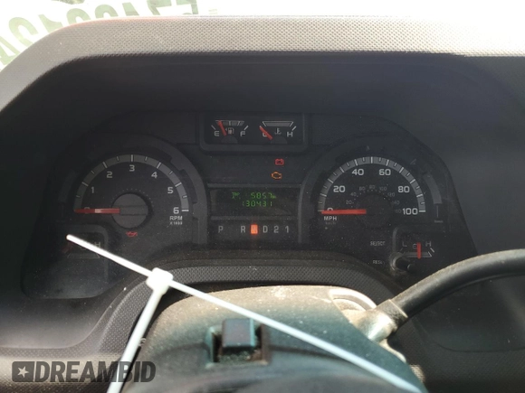 2010 Ford Econoline Cargo with VIN 1FDSS3HLXADA85762, listed as a Copart auction lot 57400124 with 130,431 mi miles and Non Repairable. Bid and sale history available at DreamBid. Image 9.