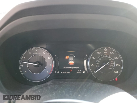 2021 Acura RDX Technology with VIN 5J8TC1H51ML016420, listed as a Copart auction lot 47013545 with 26,164 mi miles and Salvage title. Bid and sale history available at DreamBid. Image 9.