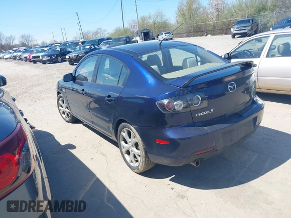 2009 Mazda Mazda3 i Touring Value with VIN JM1BK32F191193501, listed as a IAAI auction lot 42042711 with 165,234 mi miles. Bid and sale history available at carsss.com. Image 3.
