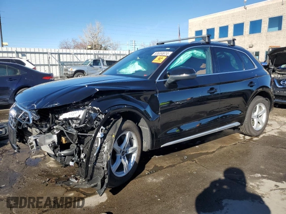 2024 Audi Q5 Premium with VIN WA1ABAFY7R2067157, listed as a Copart auction lot 83634674 with 4,340 mi miles and Salvage Title. Bid and sale history available at carsss.com. Image 1.