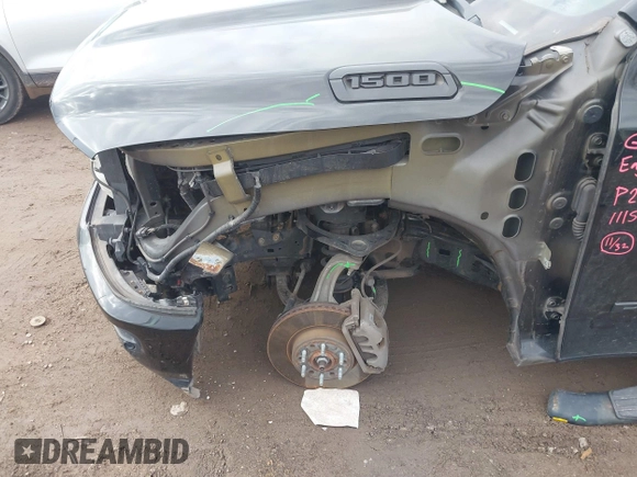 2019 Ram 1500 Big Horn/Lone Star with VIN 1C6RRFFG0KN733263, listed as a IAAI auction lot 41077579 with 85,259 mi miles. Bid and sale history available at carsss.com. Image 18.