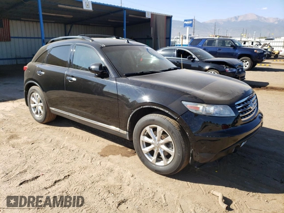 2008 Infiniti FX35 with VIN JNRAS08W68X209947, listed as a Copart auction lot 75387874 with 85,869 mi miles and Salvage Title. Bid and sale history available at carsss.com. Image 4.