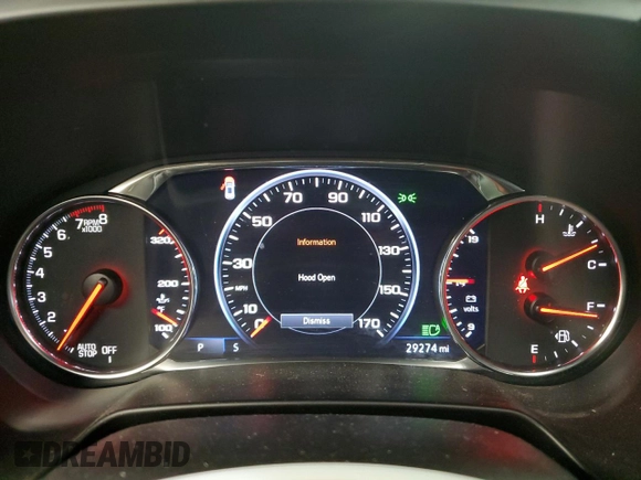 2021 Chevrolet Blazer RS z VIN 3GNKBKRS8MS542374, wystawiony jako Copart lot #56695675 z przebiegiem 29 274 mil mil oraz Szkoda całkowita • Salvage title. Historia ofert i sprzedaży dostępna na DreamBid. Obrazek 9.